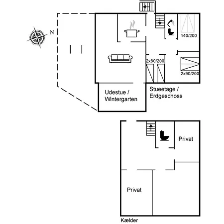 Σπίτι διακοπών Rikulf - 150m From The Sea By Interhome Augustenborg